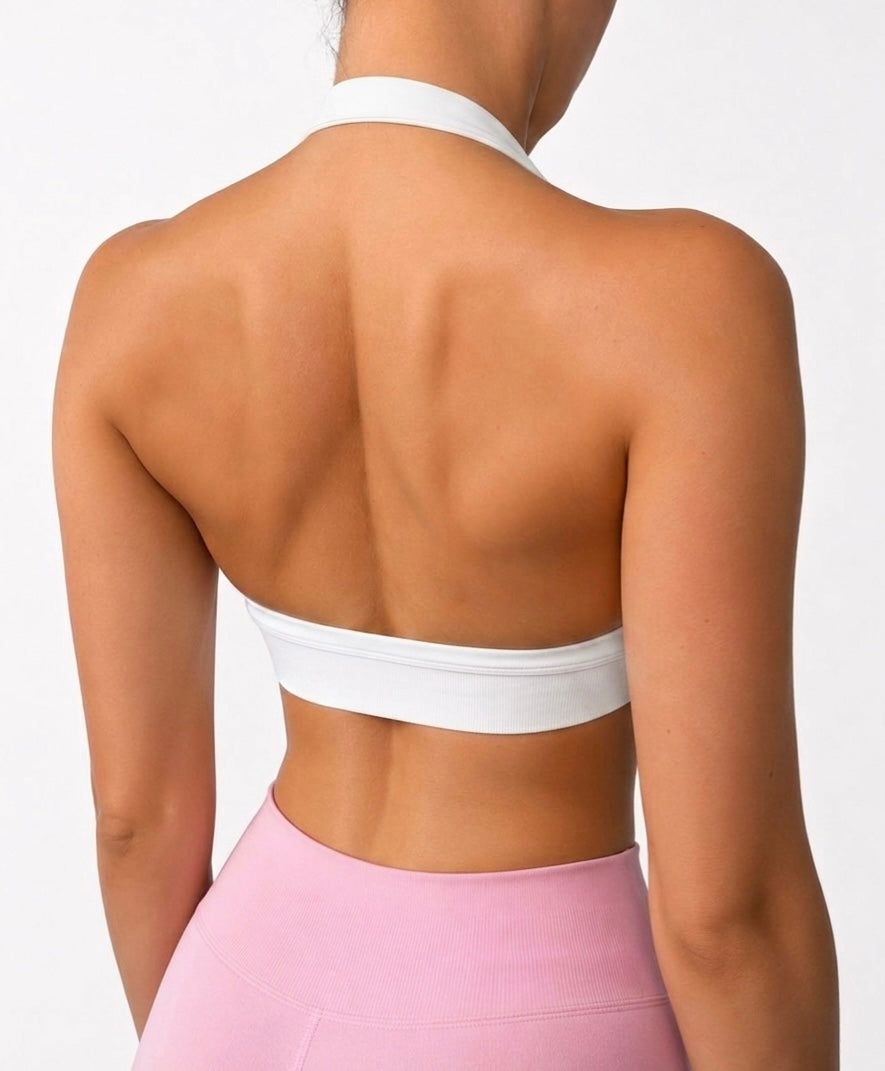 Bustiera White Sport Premium