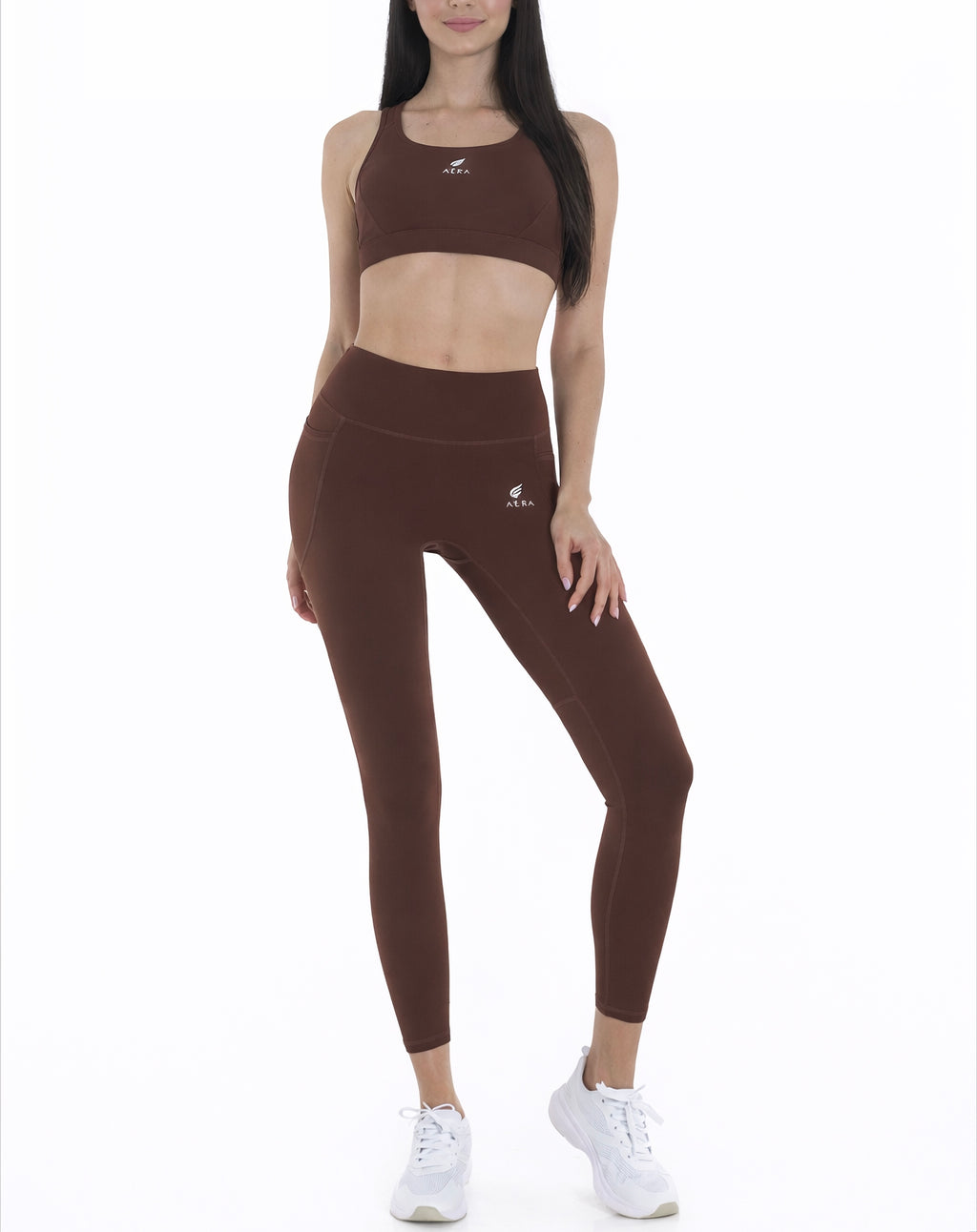 Set Activewear Premium 3 Piese Maro