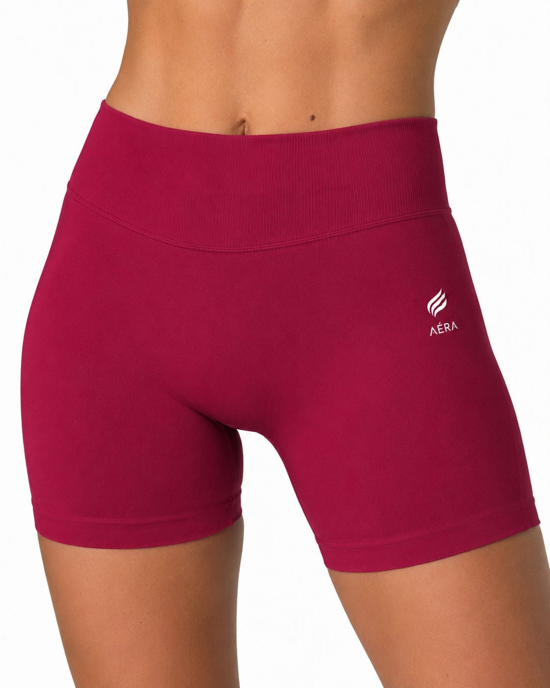 Colanti Scurti Modelatori Push-Up  - Burgundy