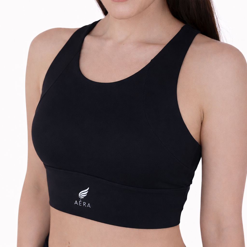 Bustiera Neagra Sport Premium